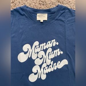 Sezane Maman Mum Madre T-Shirt